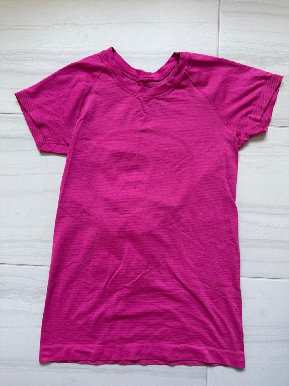 Lululemon Pink Swiftly Short Sleeve